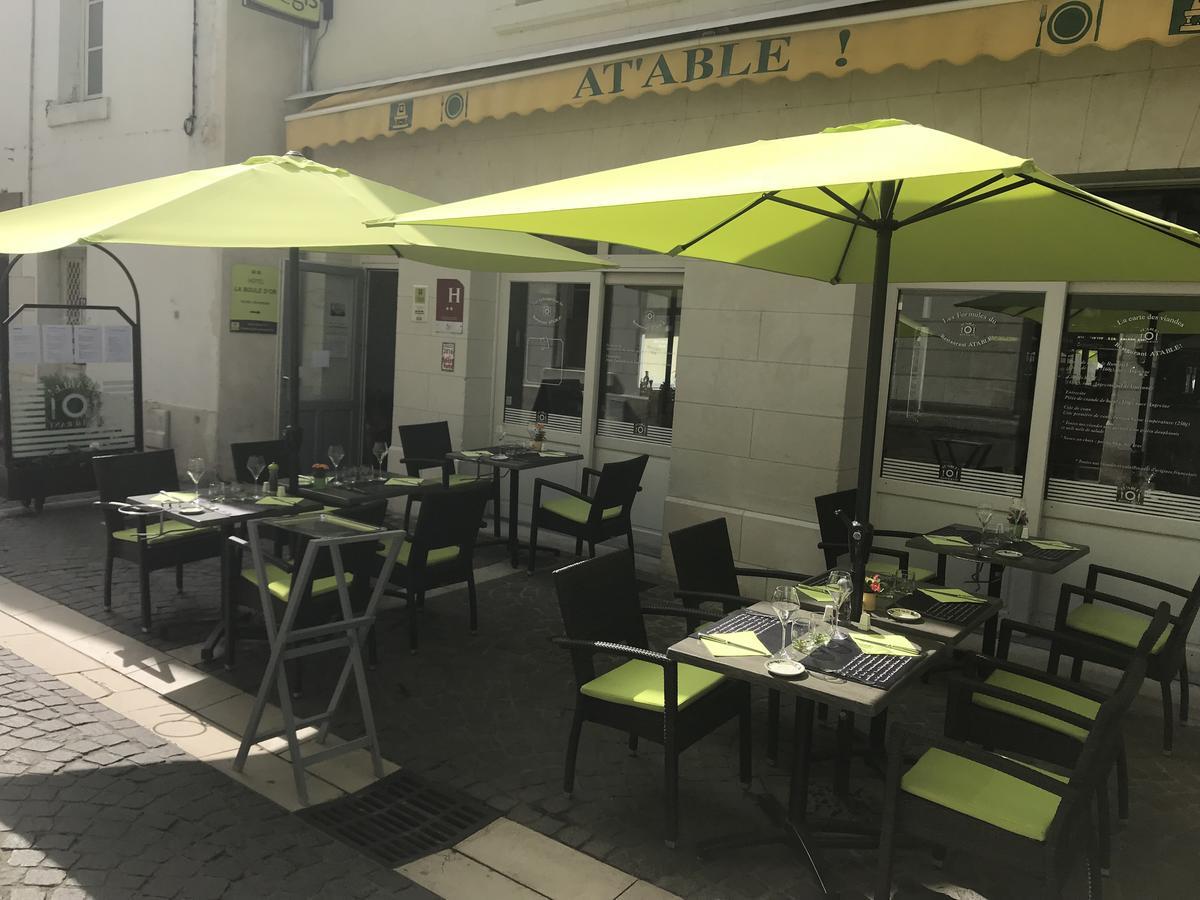 Logis Hotel Restaurant La Boule D'Or Chinon Exterior photo