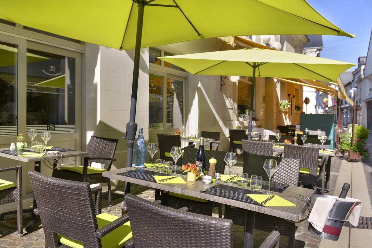 Logis Hotel Restaurant La Boule D'Or Chinon Exterior photo